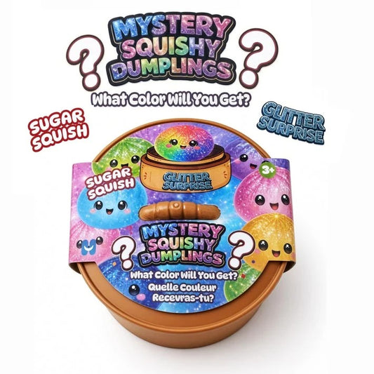 Glitter Dumpling Squishy – Mystery Sensory Toy