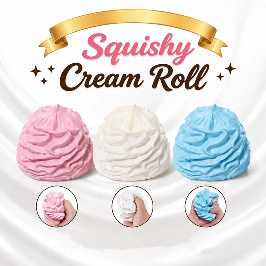 Cream Roll Squishy – Ultra-Soft Vaseline Sensory Fidget Toy
