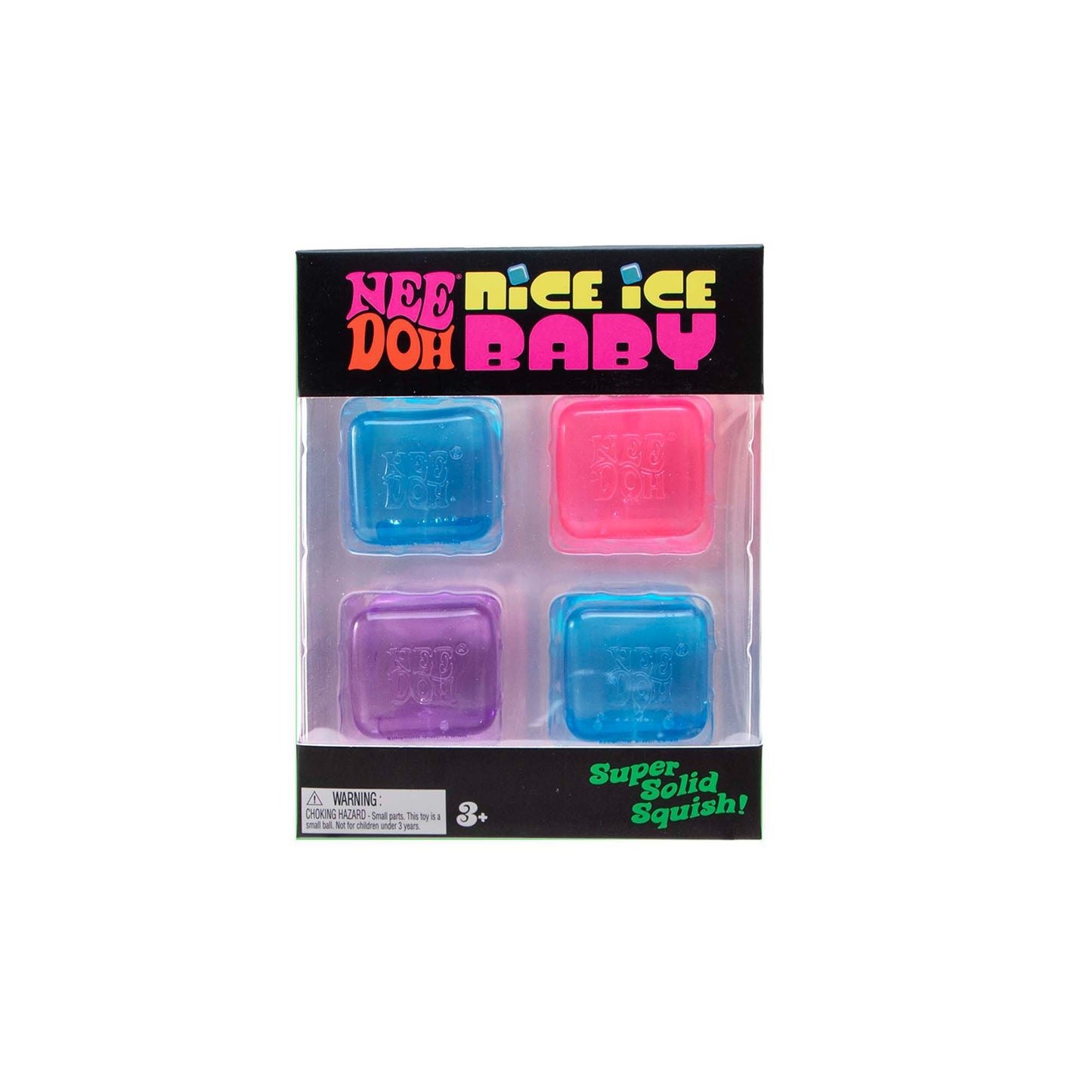 Teenie NeeDoh Nice Ice Baby Multipack – 4 Mini Sensory Cubes