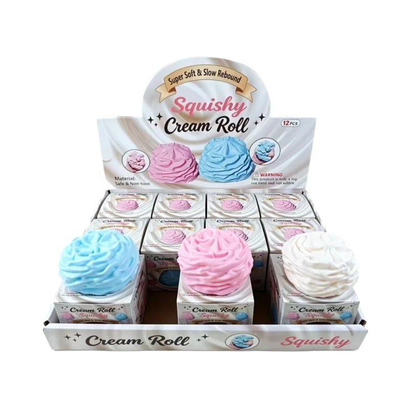 Cream Roll Squishy – Ultra-Soft Vaseline Sensory Fidget Toy