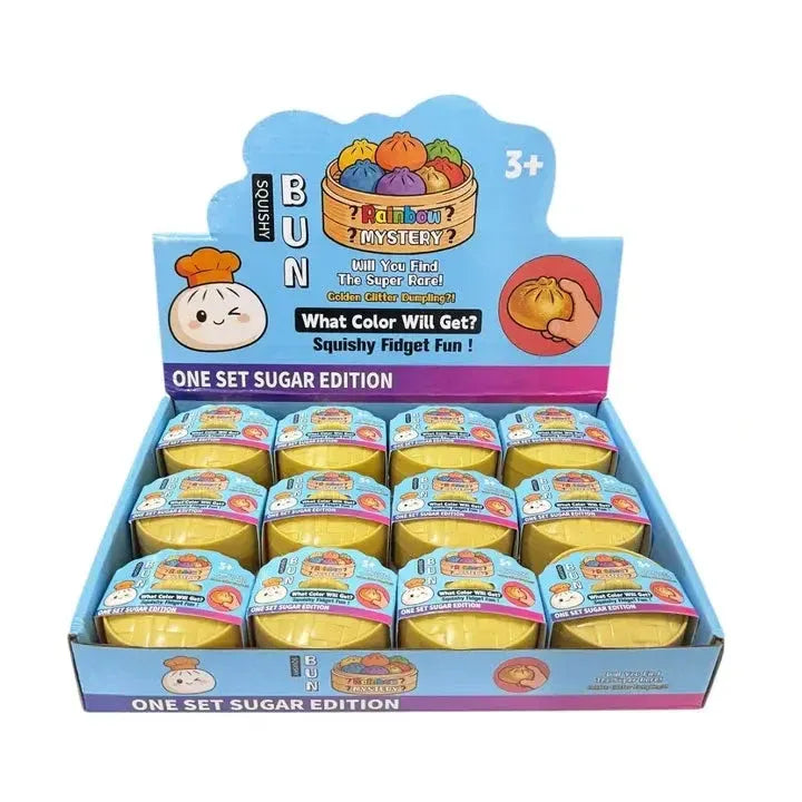 Mini Glitter Dumpling Squishy – Mystery Sensory Toy