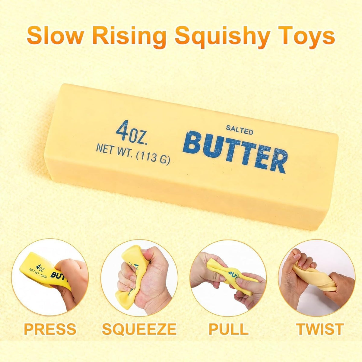 Butter Squishy – Ultra-Soft Sensory Fidget Toy
